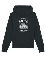 Coffee Van Japanese White Hanorac Unisex Drummer