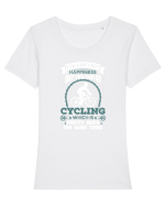 CYCLING Tricou mânecă scurtă guler larg fitted Damă Expresser