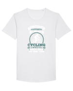 CYCLING Tricou mânecă scurtă guler larg Bărbat Skater