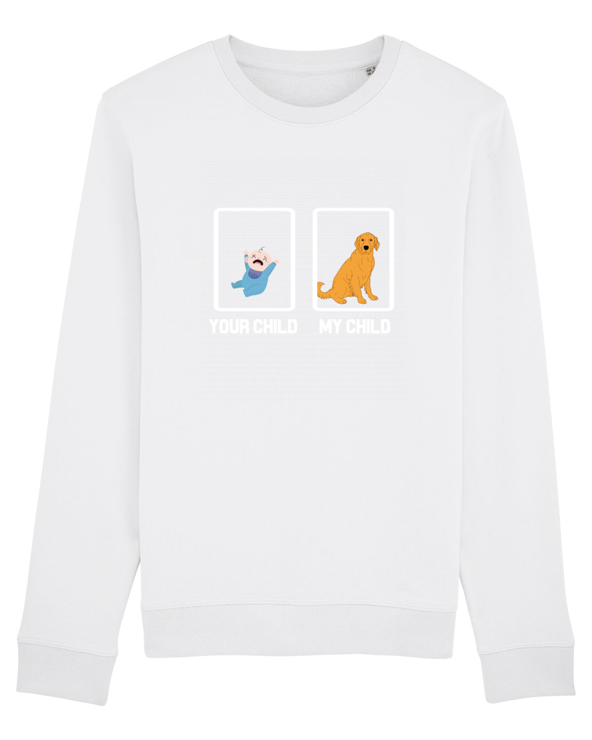 Bluză mânecă lungă Unisex Rise White