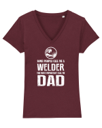 WELDER Tricou mânecă scurtă guler V Damă Evoker