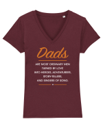 DADS Tricou mânecă scurtă guler V Damă Evoker