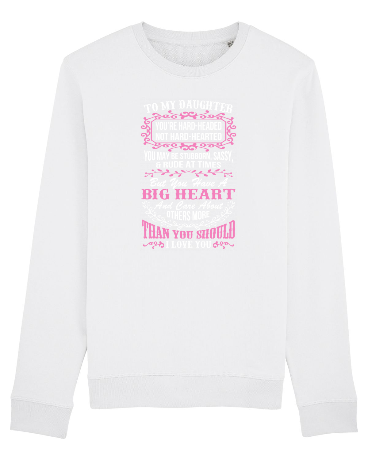 Bluză mânecă lungă Unisex Rise White
