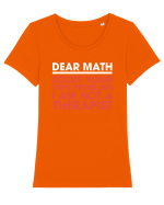 MATH Tricou mânecă scurtă guler larg fitted Damă Expresser