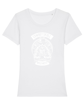 Cowboy Skull White White