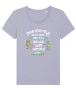 DINOSAURS Tricou mânecă scurtă guler larg fitted Damă Expresser
