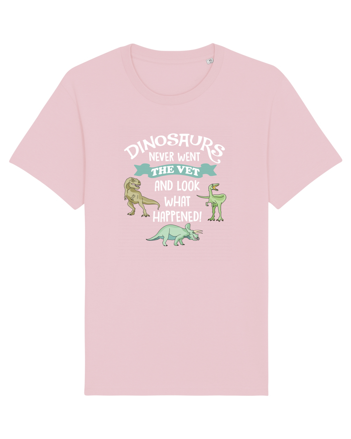 Tricou mânecă scurtă Unisex Rocker Cotton Pink