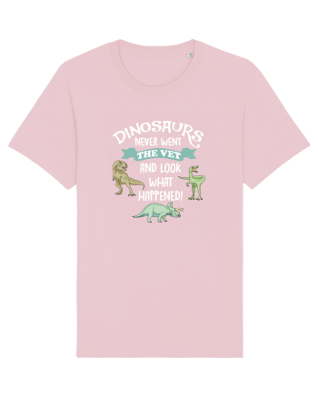 DINOSAURS Cotton Pink