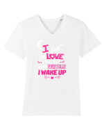 LOVE Tricou mânecă scurtă guler V Bărbat Presenter