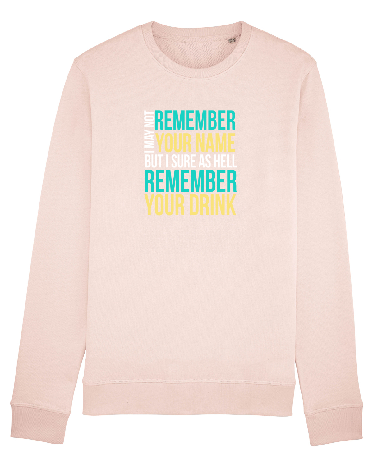 Bluză mânecă lungă Unisex Rise Candy Pink
