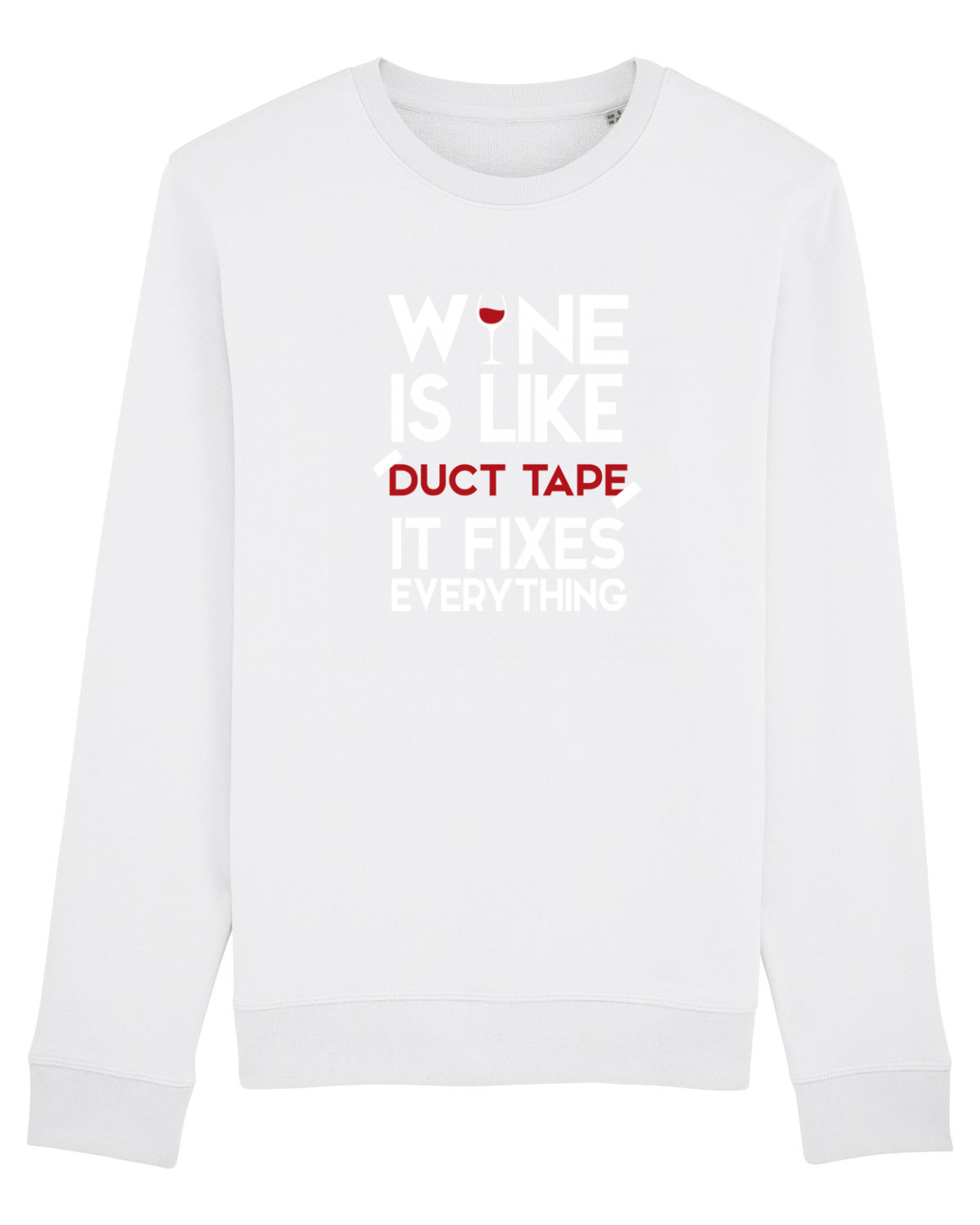 Bluză mânecă lungă Unisex Rise White