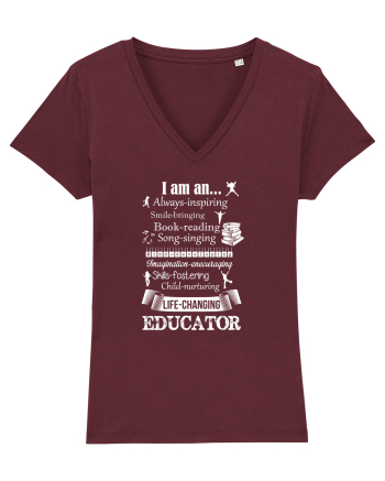 EDUCATOR Burgundy