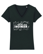 ENGINEER Tricou mânecă scurtă guler V Damă Evoker