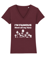 FANS Tricou mânecă scurtă guler V Damă Evoker