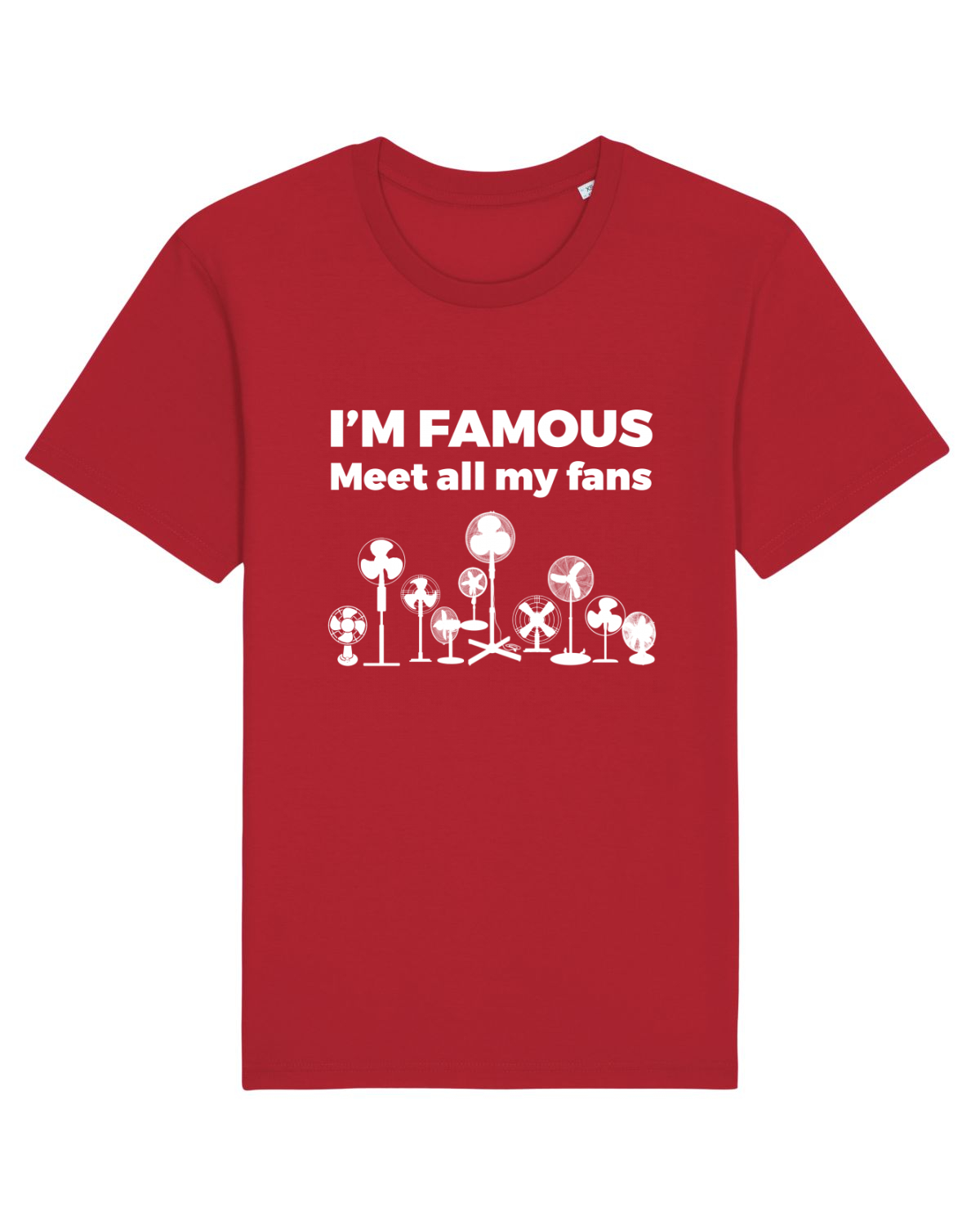 Tricou mânecă scurtă Unisex Rocker Red