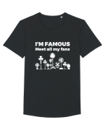 FANS Tricou mânecă scurtă guler larg Bărbat Skater
