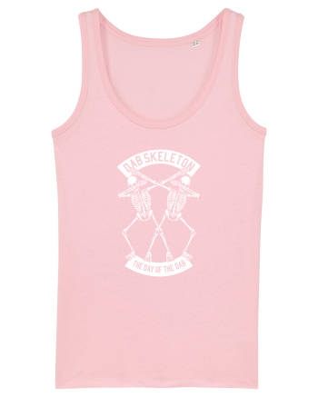 Dab Skeleton White Cotton Pink