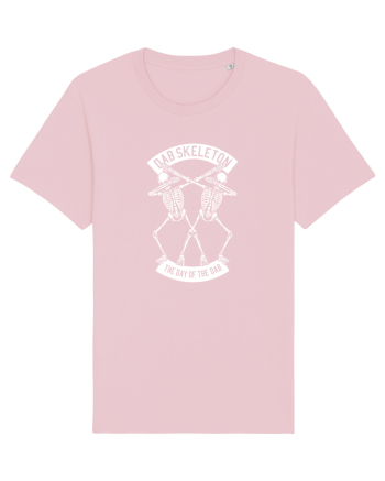 Dab Skeleton White Cotton Pink