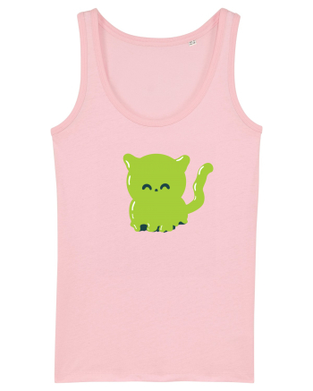 Ghost green kitty Cotton Pink