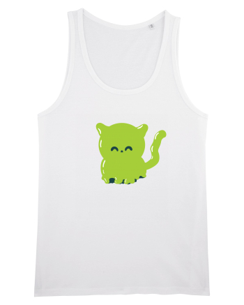 Ghost green kitty White