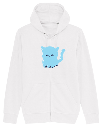 Ghost blue kitty White