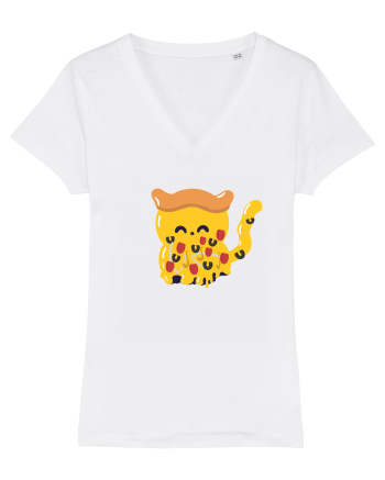 Pizza Kitty  White