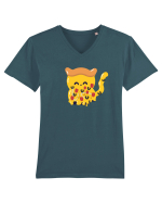 Pizza Kitty  Tricou mânecă scurtă guler V Bărbat Presenter