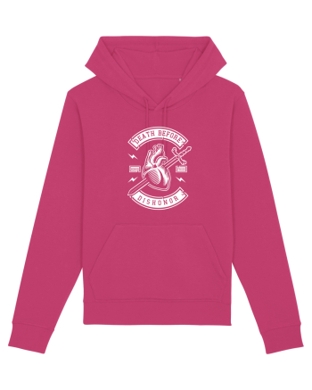 Death Before Dishonor Heart White Raspberry