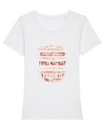 FARMER Tricou mânecă scurtă guler larg fitted Damă Expresser