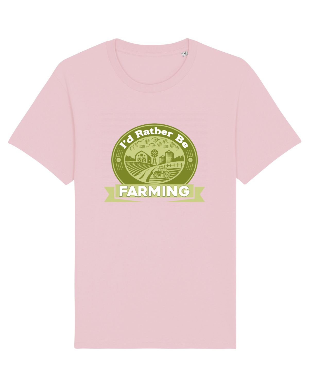 Tricou mânecă scurtă Unisex Rocker Cotton Pink