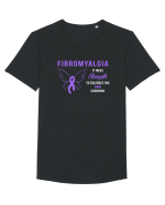 FIBROMYALGIA Tricou mânecă scurtă guler larg Bărbat Skater