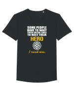 FIREFIGHTER Tricou mânecă scurtă guler larg Bărbat Skater
