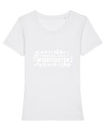 FIREFIGHTER Tricou mânecă scurtă guler larg fitted Damă Expresser