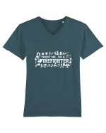 FIREFIGHTER Tricou mânecă scurtă guler V Bărbat Presenter
