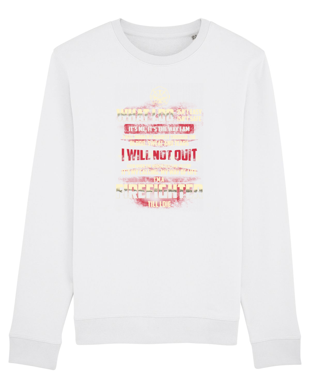 Bluză mânecă lungă Unisex Rise White