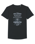 FIREFIGHTER Tricou mânecă scurtă guler larg Bărbat Skater