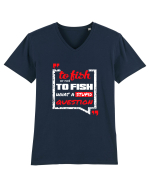 FISHING Tricou mânecă scurtă guler V Bărbat Presenter