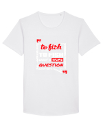 FISHING Tricou mânecă scurtă guler larg Bărbat Skater