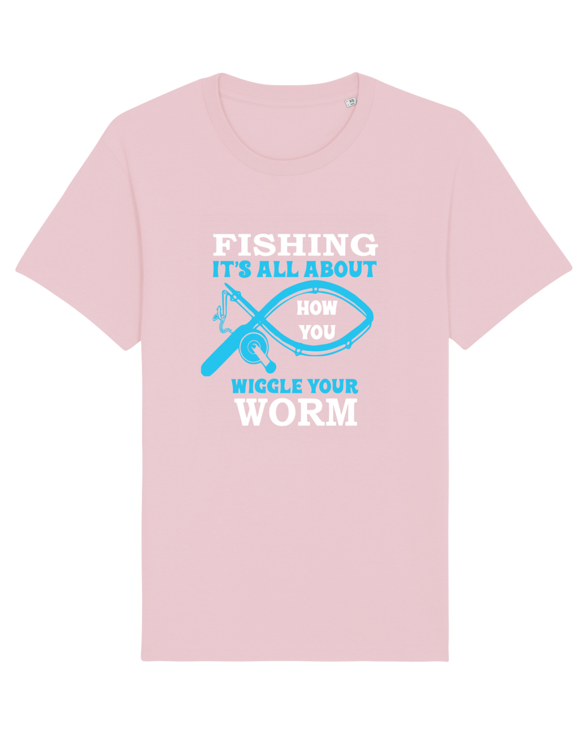 Tricou mânecă scurtă Unisex Rocker Cotton Pink