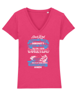 FISHING Tricou mânecă scurtă guler V Damă Evoker