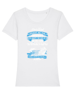 FISHING Tricou mânecă scurtă guler larg fitted Damă Expresser