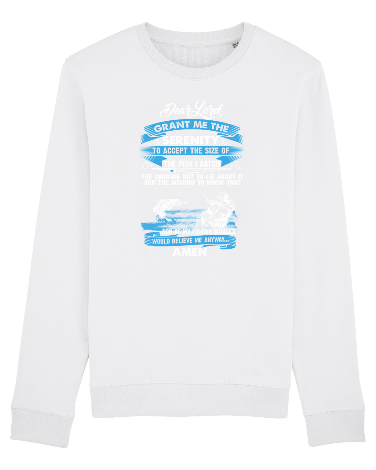 Bluză mânecă lungă Unisex Rise White