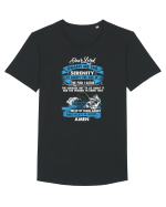 FISHING Tricou mânecă scurtă guler larg Bărbat Skater
