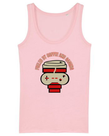 Fueled By Coffee And Gaming Cotton Pink