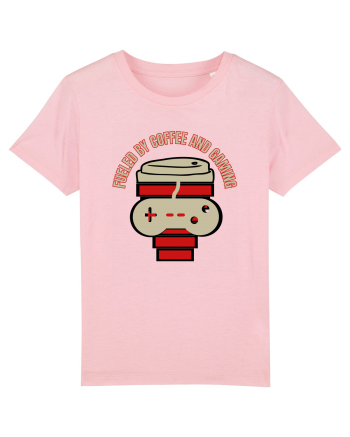 Fueled By Coffee And Gaming Cotton Pink
