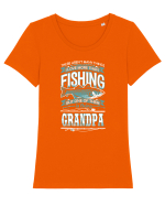 FISHING Tricou mânecă scurtă guler larg fitted Damă Expresser
