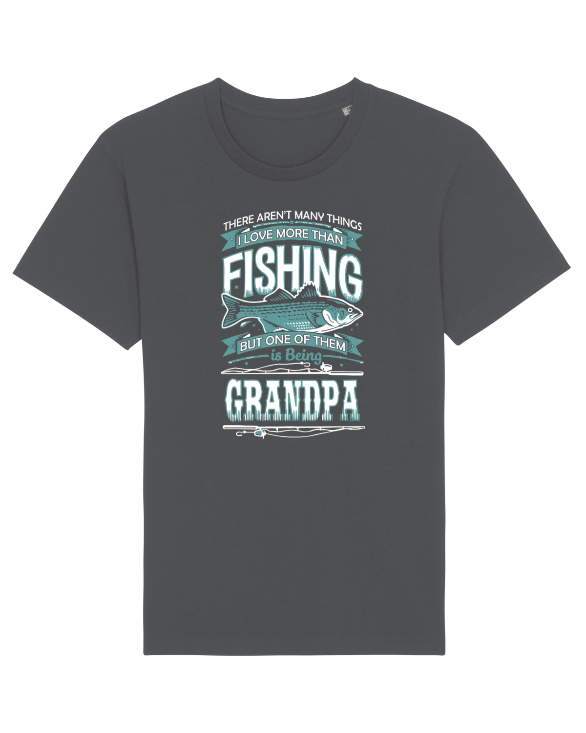 Tricou mânecă scurtă Unisex Rocker Anthracite