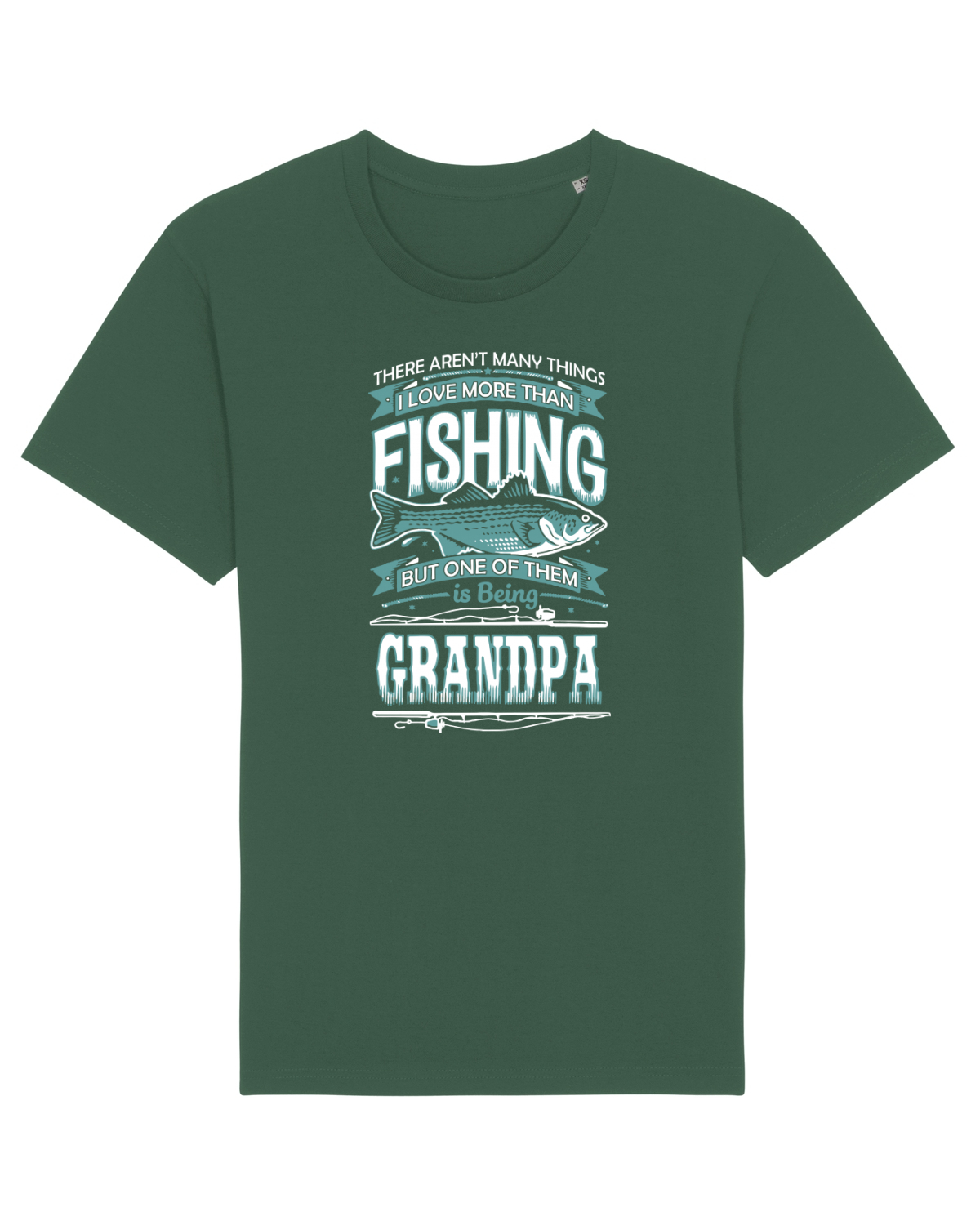 Tricou mânecă scurtă Unisex Rocker Bottle Green
