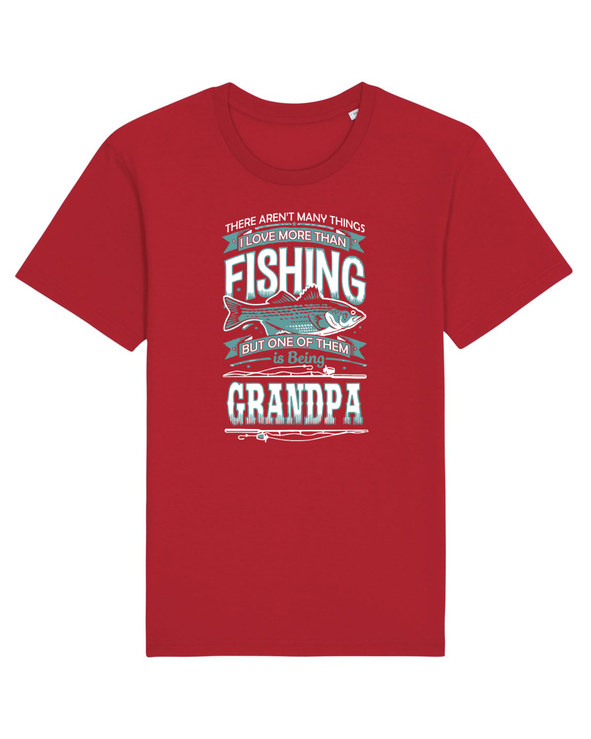 Tricou mânecă scurtă Unisex Rocker Red