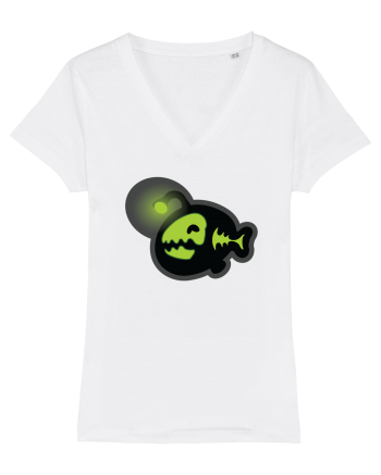 Ghost green fish White